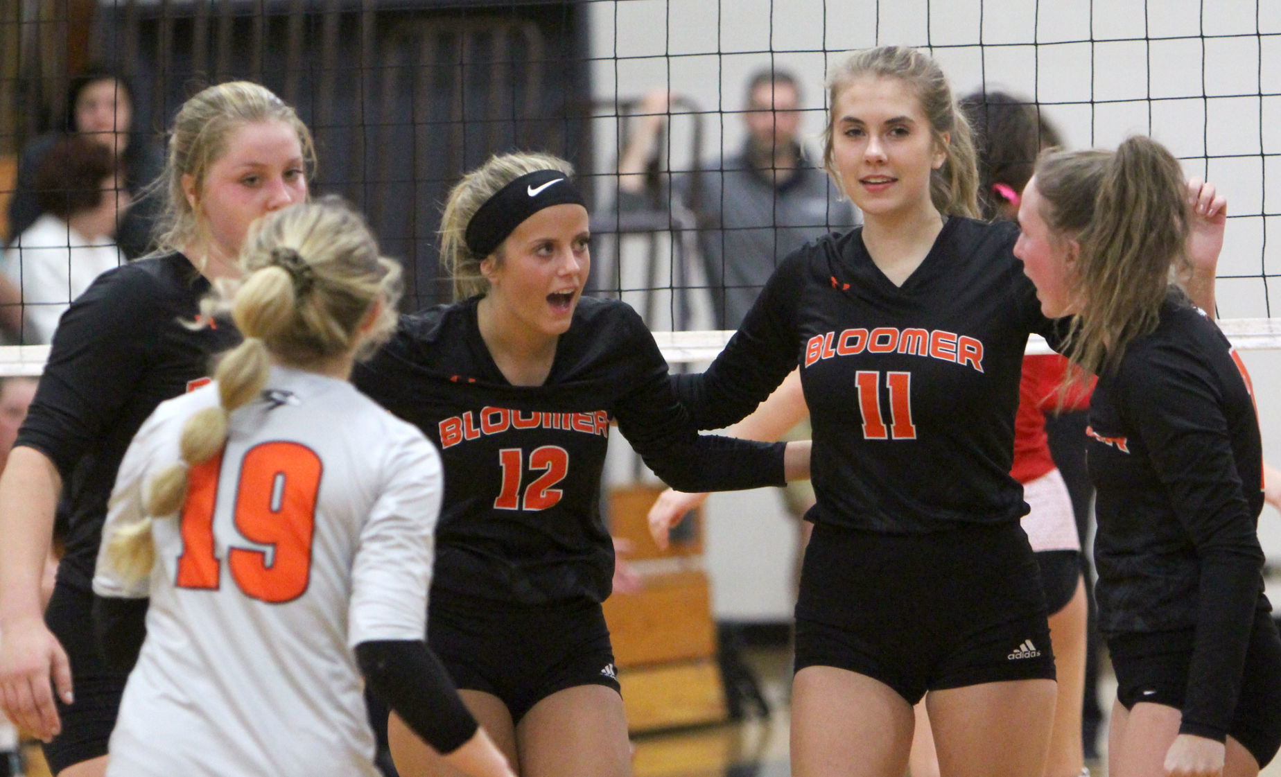 Colfax at Bloomer volleyball 10-8-19